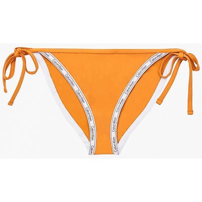 Calvin Klein spodní díl KW01711 ZEG oranžová-bílá