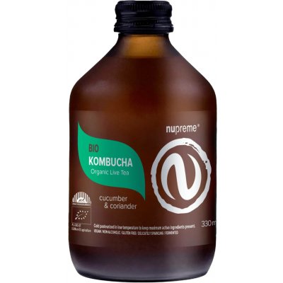 Vigo Kombucha BIO probiotický nápoj příchuť Cucumber & Coriander 330 ml – Sleviste.cz