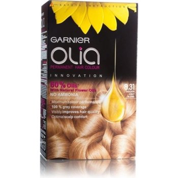 Garnier Olia 8.31 zlatě popelavá blond barva na vlasy