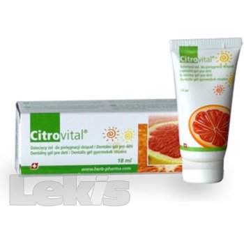 HerbPharma Citrovital Dentální gel pro děti 18 ml