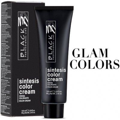 Black Sintesis Glam Color Creme barva na vlasy GL-C11 šedý Milán 100 ml