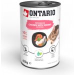 Ontario Cat Chicken with Shrimps flavoured with Sea Buckthorn 400 g – Zboží Mobilmania