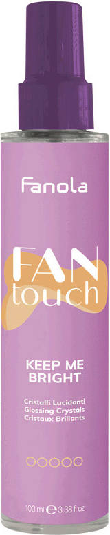 Fanola Fan Touch Keep Me Bright Glossing Crystals krystaly proti krepatění a lesk vlasů 100 ml