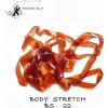 Výroba nástrahy Tommi-Fly body stretch červeno hnědá 4 mm