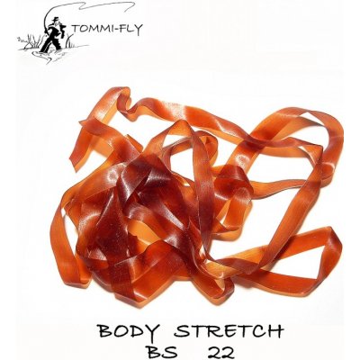 Tommi-Fly body stretch červeno hnědá 4 mm – Hledejceny.cz