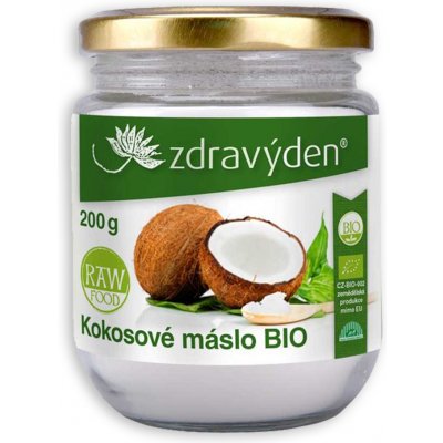 Zdravý Den Kokosové Máslo Bio 200 g – Zbozi.Blesk.cz