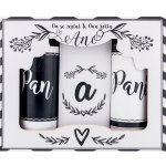 Bohemia Gifts & Cosmetics Pán a paní sprchový gel 2 x 100 ml + sůl do koupele 110 g dárková sada – Zboží Dáma