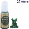 Pigment do pryskyřice YiTeKo Perleťový pigment do pryskyřice 19 černozelená 10 ml