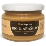 Nutspread Arašídový krém jemný 250 g – Sleviste.cz