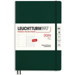 Leuchtturm1917 Paperback Softcover B6 Týdenní 2024 Forest Green – Hledejceny.cz