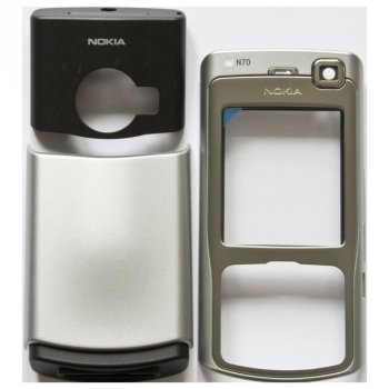 Kryt Nokia N70 stříbrný
