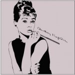 Plakát čtverec Ikea kompatibilní Audrey Hepburn – Hledejceny.cz