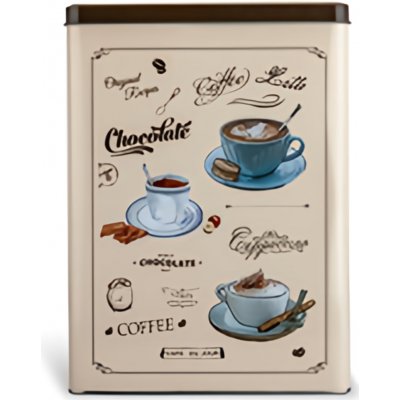 TORO Dóza Café De Jour obdélník plech 18 x 10xv. 25 – Zboží Dáma