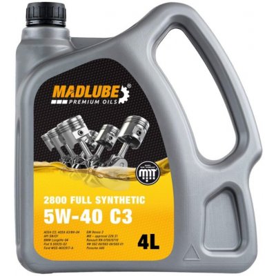 MadLube 2800 Full Synthetic 5W-40 C3 4 l