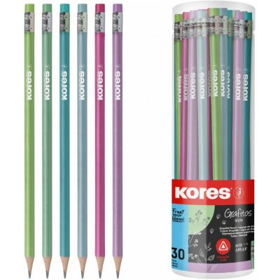 KORES Grafitos Style Metallic HB 30 ks – Zboží Mobilmania