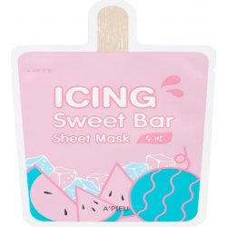 A'Pieu Icing Sweet Bar Sheet Mask Watermelon jednorázová plátýnková maska s vodním melounem 21 g