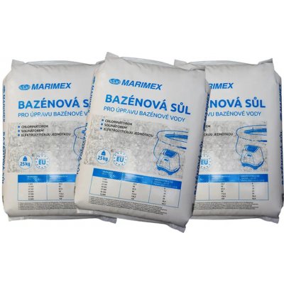 MARIMEX Bazénová sůl 3x25 kg – Hledejceny.cz