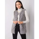 dámská chlupatá vesta AT-KZ-22105.11P grey – Zboží Dáma