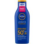 Nivea Sun Protect & Moisture hydratační mléko na opalování SPF50+ 200 ml – Zboží Dáma