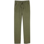 dívčí lněné kalhoty khaki – Sleviste.cz