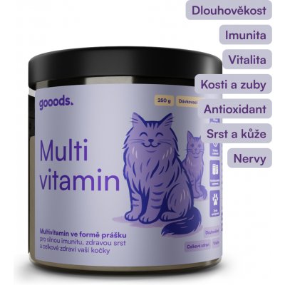 Gooods Multivitamin 55 dávek 250 g – Zboží Dáma