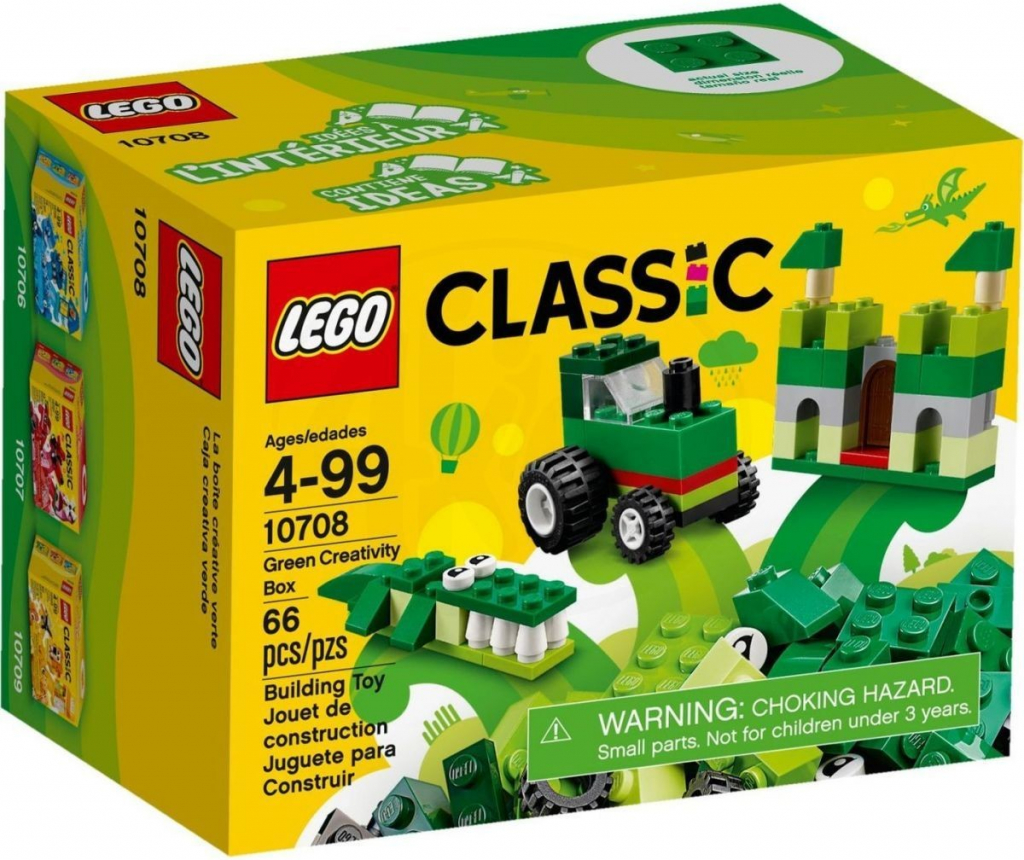 LEGO® Classic 10708 Zelený kreativní box od 199 Kč - Heureka.cz