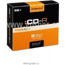 Intenso CD-R 700MB 52x, slimbox, 10ks (1001622)