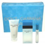 Dolce & Gabbana Light Blue Woman EDT 100 ml + tělové mléko 100 ml + EDT 7,4 ml dárková sada – Hledejceny.cz