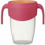 b.box 360° netekoucí učící hrneček 250 ml růžový/oranžový – Zboží Dáma