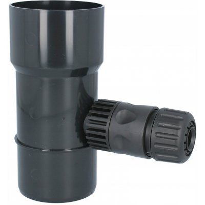 Bryza Sběrač dešťové vody Ø 110 mm se závitem 1" RAL 7021 antracit – Sleviste.cz