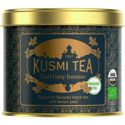 Kusmi Tea Organic Earl Grey Intense 2 plechovka 100 g – Sleviste.cz