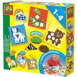 SES Creative Baby Moje první mozaika nalepovací zvířátka 6 karet – Hledejceny.cz
