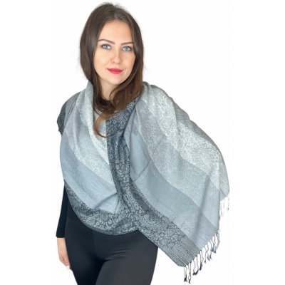 Šál Pašmína Amoria šedý – Hledejceny.cz