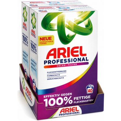 Ariel Professional 100 % prací prášek na barevné prádlo 2 x 140 PD – Hledejceny.cz