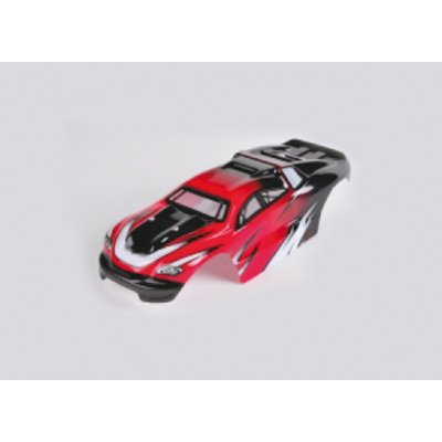 GM RACING Truggy karoserie červená + nálepky – Zboží Mobilmania