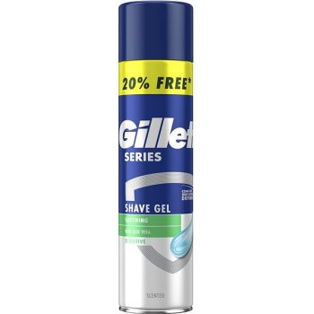 Gillette Series Sensitive gel na holení 240 ml