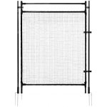 Vstupní branka k univerzálním ohradním sítím, výška 90 cm, šířka 81 cm, 2 hroty, nevodivá – Zboží Mobilmania