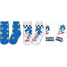 E plus M Dětské ponožky Ježek Sonic 3 páry