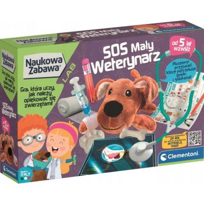 Clementoni Vědecká zábava. SOS Malý veterinář 50712 – Zboží Dáma