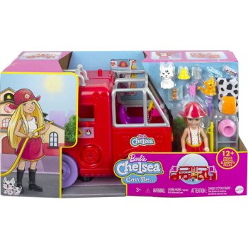 Barbie Chelsea Hasičské Auto