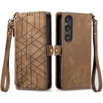 VSECHNONAMOBIL 77758 GEOM Peněženkové pouzdro pro Sony Xperia 10 VI hnědé – Hledejceny.cz