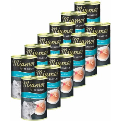Miamor Vitaldrink nápoj pro kočky tuňák 12 x 135 ml