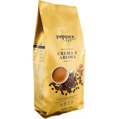 Peppo's káva Crema e Aroma 1 kg – Zboží Mobilmania