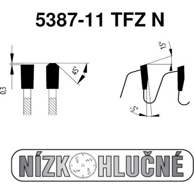 Pilana pilový kotouč SK 160x2,8/2,2x20 5387-11 48 TFZ N – Zboží Mobilmania