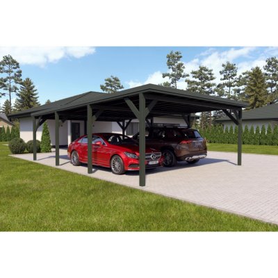 Holzbrüder Ralf na auto zelená/zelená 6 x 8,68 m – HobbyKompas.cz