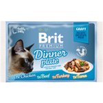 Brit cat pouch gravy fillets dinner plate 4 x 85 g – Hledejceny.cz