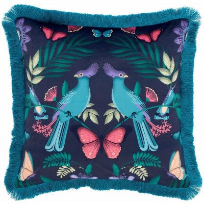 Catherine Lansfield Mya Tropical Floral dekorační polštář barevná/modrá 45x45 – Hledejceny.cz