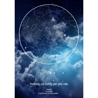 Hvězdná mapa životního okamžiku – Zboží Mobilmania