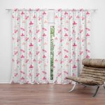 Závěsy Růžové dudlíky: 2 ks - 140x250 cm - Sablio – Hledejceny.cz