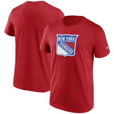 Fanatics pánské tričko New York Rangers Primary Logo Graphic T-Shirt Athletic Red